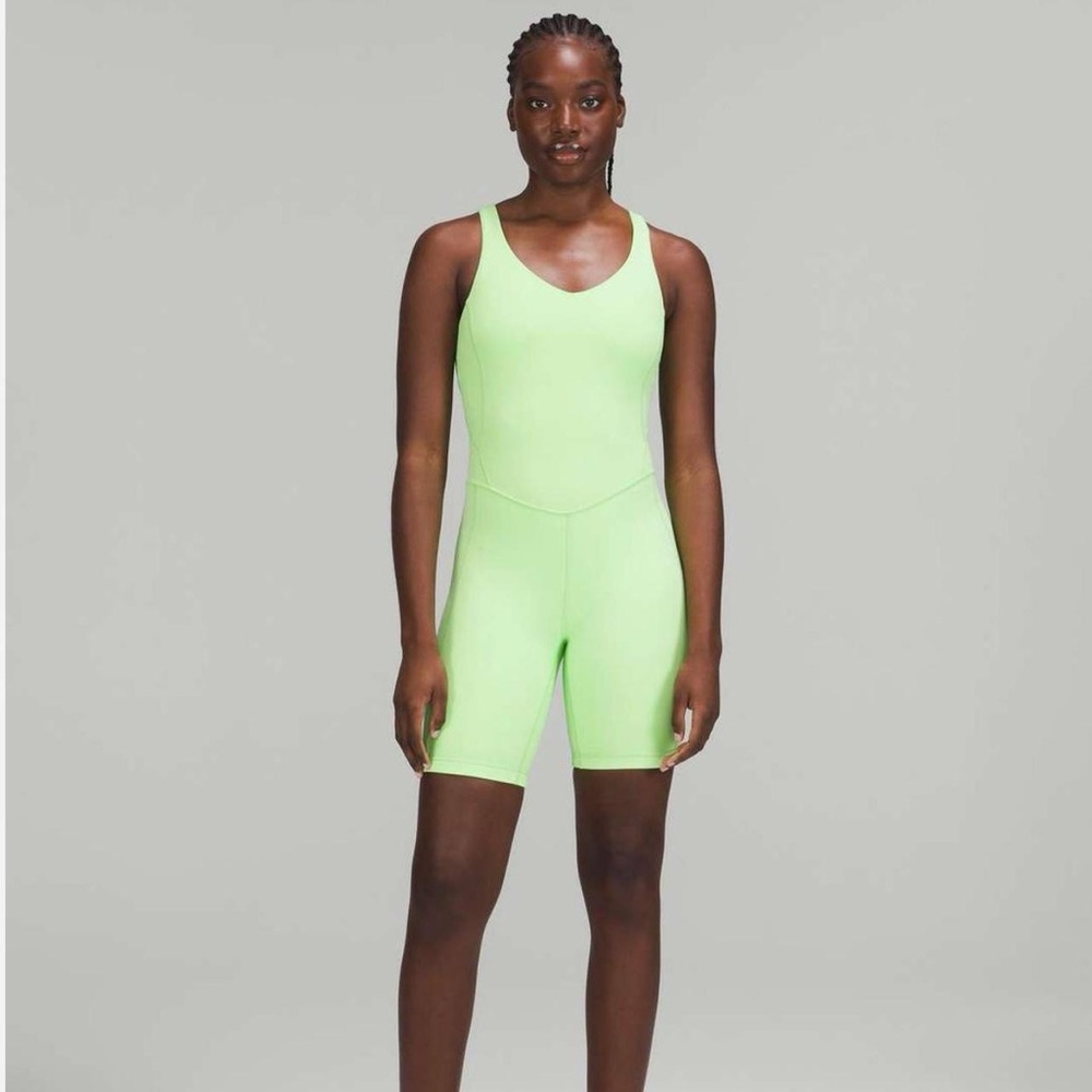 Lululemon Align Bodysuit 6” - Scream Green Light
